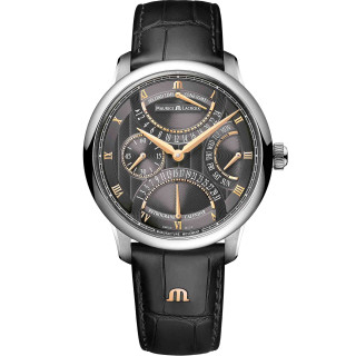 Herrenuhr, Maurice Lacroix Masterpiece Triple Retrograde, Ref: MP6538-SS001-310-1