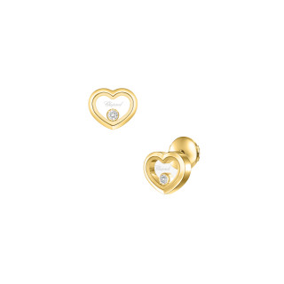 Gelbgold, Ohrringe, Chopard Happy Diamonds Icons Ohrstecker, Ref: 83A192-0001