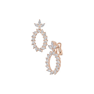 Roségold, Ohrringe, Chopard L'Heure du Diamant Marquise Ohrhänger, Ref: 84A062-5001
