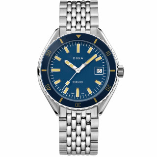 Damen- und Herrenuhr, Doxa SUB 200 CARIBBEAN, Ref: 799.10.201.10