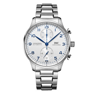Damen- und Herrenuhr, IWC Schaffhausen Portugieser Chronograph, Ref: IW371617