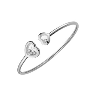 Weißgold, Armschmuck, Chopard Happy Diamonds Icons Armreif, Ref: 85A614-1001