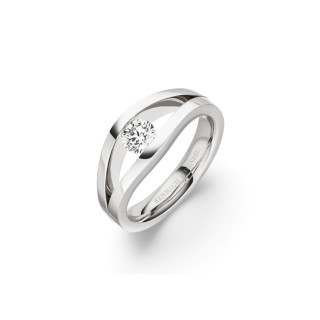 Platin, Ringe, Henrich & Denzel Tensio Solitärring, Ref: P7500.04000