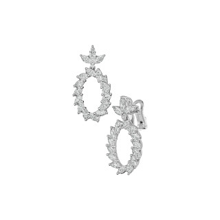 Weißgold, Ohrringe, Chopard L'Heure du Diamant Marquise Ohrhänger, Ref: 84A062-1001