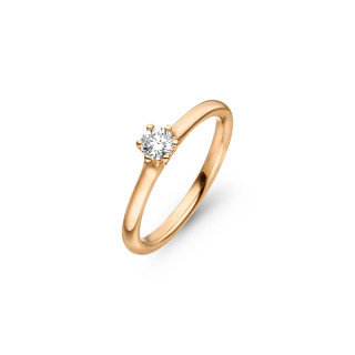Roségold, Ringe, Henrich & Denzel Diva Solitärring, Ref: RS003.02000