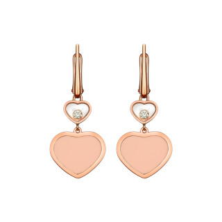 Roségold, Ohrringe, Chopard Happy Hearts Ohrringe, Ref: 837482-5610