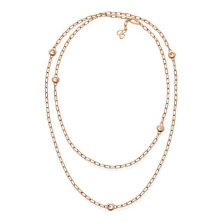 Roségold, Halsschmuck, Chopard Happy Diamonds Icons Halskette, Ref: 81A117-5001