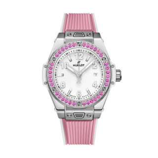 Damenuhr, Hublot Big Bang One Click Joyful Steel Pink , Ref: 485.SP.2210.RX.1233