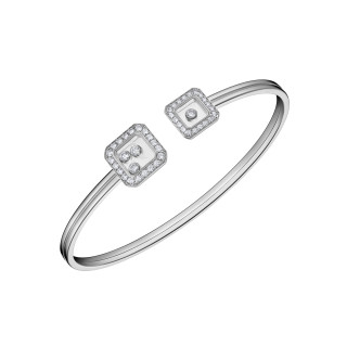 Weißgold, Armschmuck, Chopard Happy Diamonds Icons Armreif, Ref: 85A114-1202