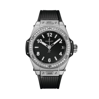 Damen- und Herrenuhr, Hublot Big Bang One Click Steel Diamonds 39mm, Ref: 465.SX.1170.RX.1204