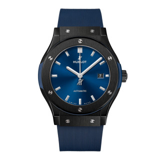 Damen- und Herrenuhr, Hublot Classic Fusion Ceramic Blue , Ref: 542.CM.7170.RX