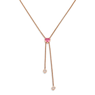 Roségold, Halsschmuck, Chopard Happy Hearts Halskette, Ref: 81A148-5330