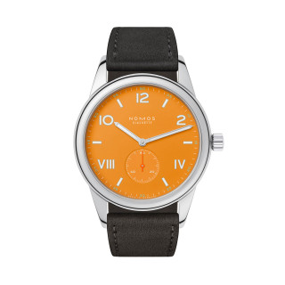 Damen- und Herrenuhr, NOMOS Glashütte Club Campus 38 future orange, Ref: 729