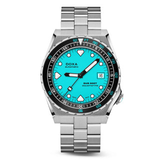Damen- und Herrenuhr, Doxa SUB 600T AQUAMARINE, Ref: 861.10.241.10