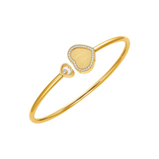Gelbgold, Armschmuck, Chopard Happy Hearts Golden Hearts Armreif, Ref: 85A107-0921