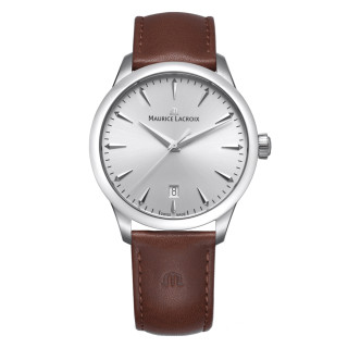 Damen- und Herrenuhr, Maurice Lacroix 1975 Quartz 39mm, Ref: 751007-SS001-130-3