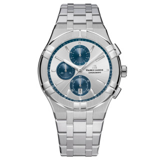 Damen- und Herrenuhr, Maurice Lacroix Aikon Quartz Chronograph , Ref: AI1118-SS002-230-1