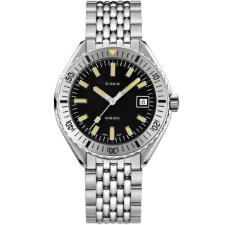 Damen- und Herrenuhr, Doxa SUB 200 SHARKHUNTER, Ref: 796.10.101.10