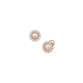Roségold, Ohrringe, Chopard Happy Diamonds Icons Ohrringe, Ref: 83A609-5001