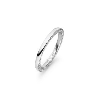Platin, Ringe, Henrich & Denzel Vorsteckring. Edler Begleiter, Ref: Pb003.05000