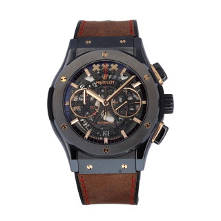 Herrenuhr, Hublot Classic Fusion Chronograph Amsterdam Boutique Ceramic Pre-Owned, Ref: 525.CM.0183.VR.AMB18