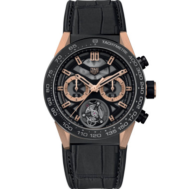 Herrenuhr, Automatik, TAG Heuer TAG HEUER CARRERA CHRONOGRAPH TOURBILLON   