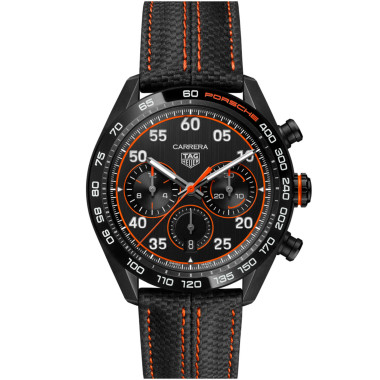 Herrenuhr, Automatik, TAG Heuer TAG HEUER CARRERA CHRONOGRAPH X PORSCHE ORANGE RACING