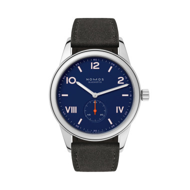 Damen- und Herrenuhr, Handaufzug, NOMOS Glashütte Club Campus 38 Night Sky
