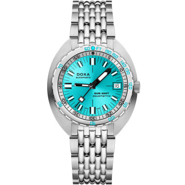 Automatik, Damen- und Herrenuhr, Doxa SUB 200T AQUAMARINE