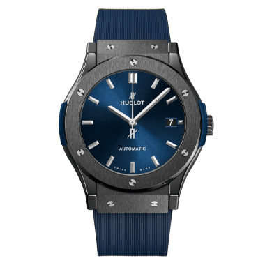        Herrenuhr, Automatik, Hublot Classic Fusion Ceramic Blue 
