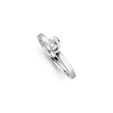 Ringe, Platin, Henrich & Denzel Nova Solitärring