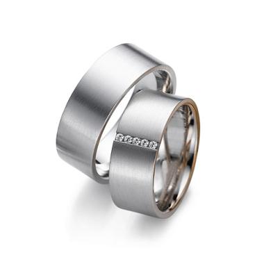 Ringe, Weißgold, August Gerstner Trauringe