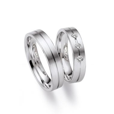 Ringe, Weißgold, August Gerstner Trauringe
