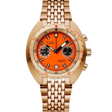         Herrenuhr, Automatik, Doxa SUB 200 T.GRAPH – 18K GOLD 