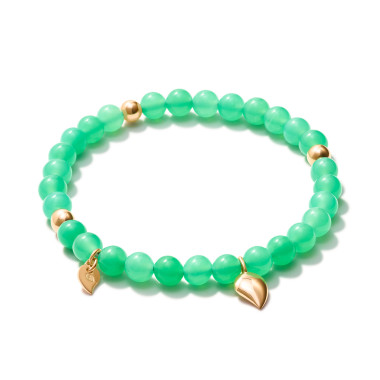 Armschmuck, Roségold, Tamara Comolli INDIA Armband Chrysoprase