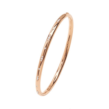 Armschmuck, Roségold, Tamara Comolli GYPSY Armspange 'Diamond Pavé'