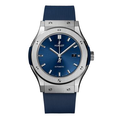 Unisex, Automatik, Hublot Classic Fusion Titanium Blue 