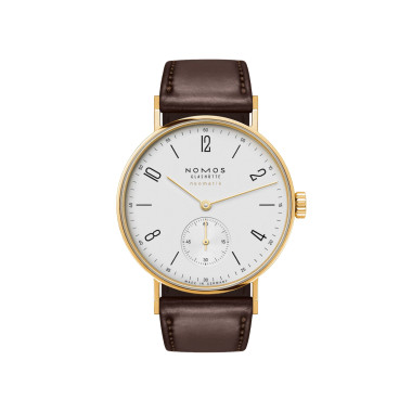        Damenuhr, Automatik, NOMOS Glashütte Tangente Gold Neomatik Doré