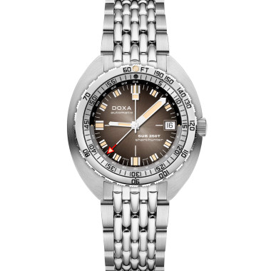 Automatik, Damen- und Herrenuhr, Doxa SUB 250T GMT SHARKHUNTER