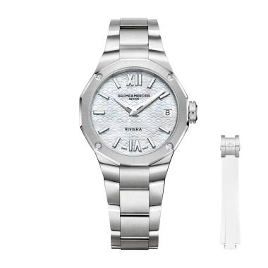 Damenuhr, Quarzwerk, Baume & Mercier Riviera