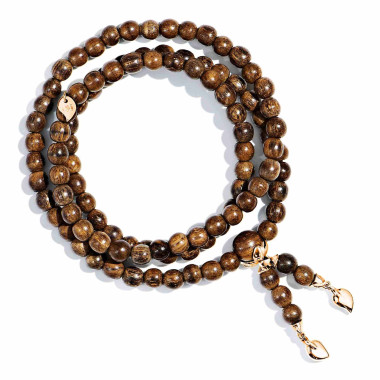 Armschmuck, Roségold, Tamara Comolli INDIA Armband medium Snakewood