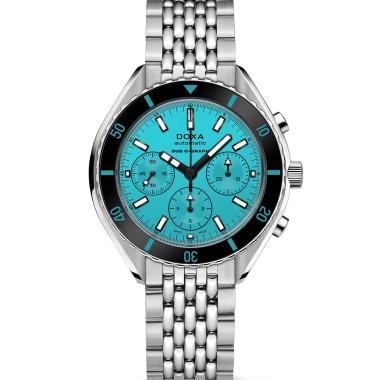 Herrenuhr, Automatik, Doxa SUB 200 C-GRAPH AQUAMARINE