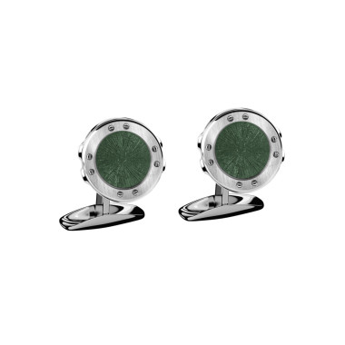         Versilbert, Accessoires/Sonstiges, Chopard Alpine Eagle Manschettenknöpfe 
