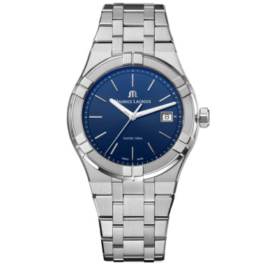         Damen- und Herrenuhr, Quarzwerk, Maurice Lacroix Aikon Quartz Date 40 mm