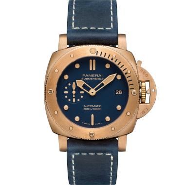 Unisex, Automatik, Panerai Submersible Bronzo Blu Abisso