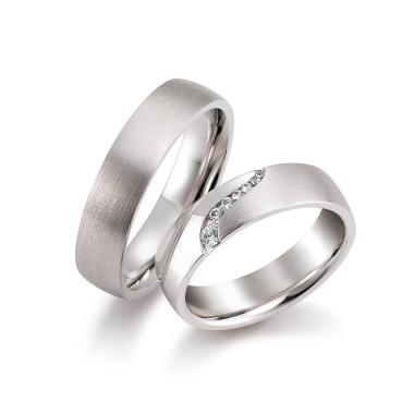 Ringe, Weißgold, August Gerstner Trauringe