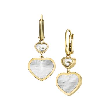 Ohrringe, Gelbgold, Chopard Happy Hearts Ohrhänger