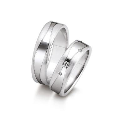 Ringe, Weißgold, August Gerstner Trauringe