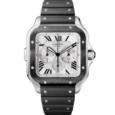 Herrenuhr, Automatik, Cartier Santos de Cartier Chronograph