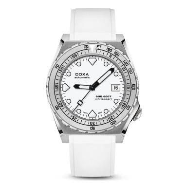 Herrenuhr, Automatik, Doxa SUB 600T WHITEPEARL